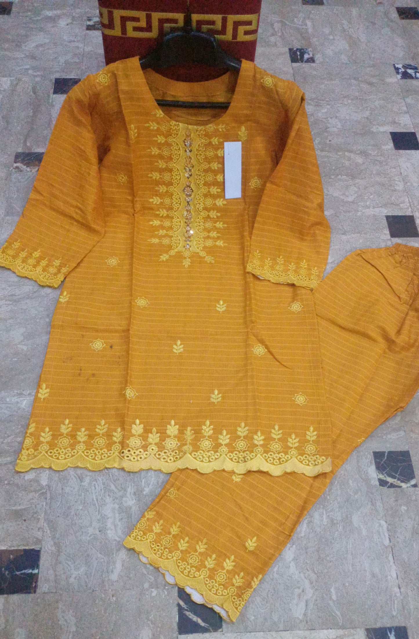 Elegant Summer Collection Embroidery 2 Piece Suit
