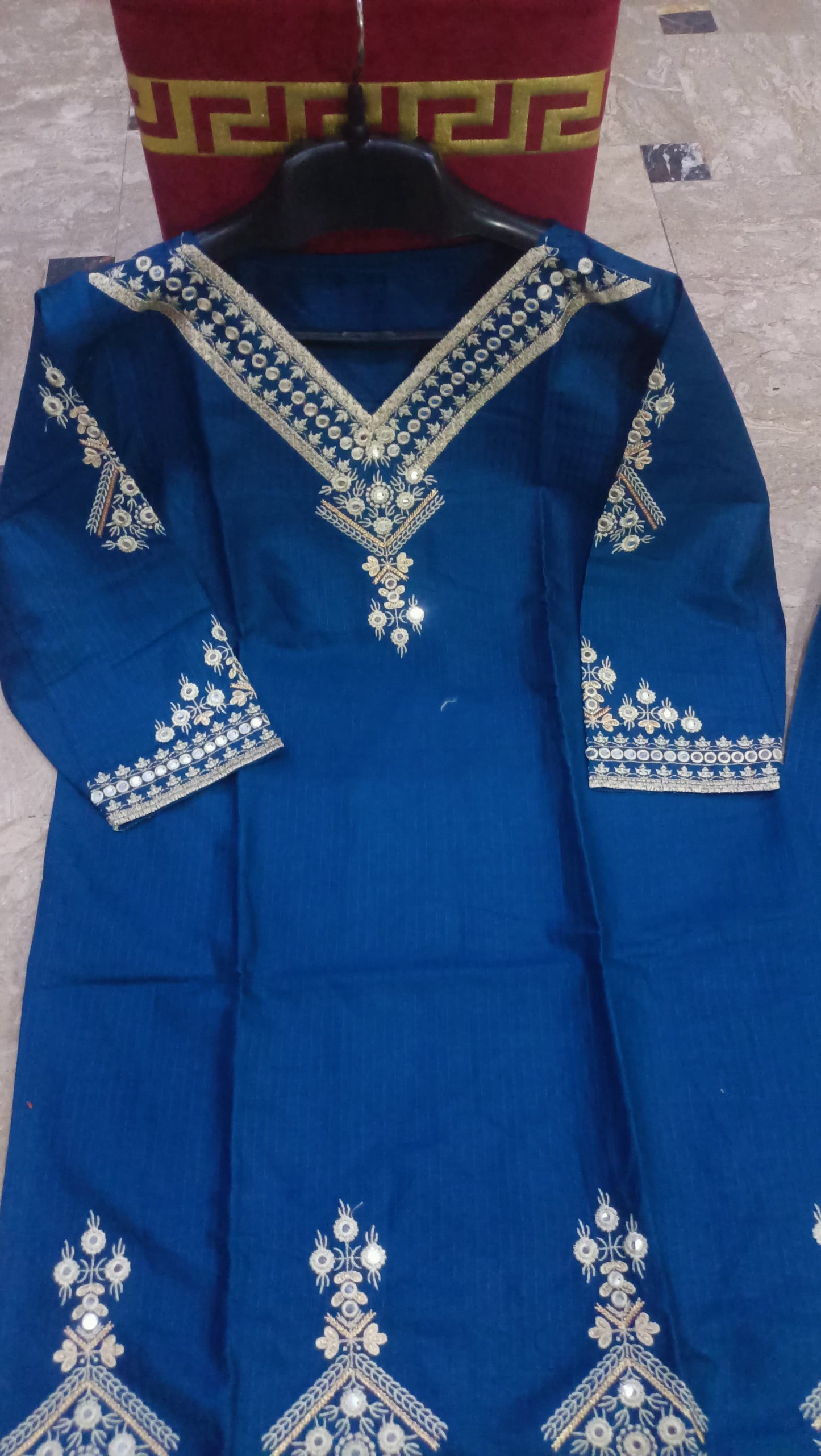 Elegant Summer Collection Embroidery 2 Piece Suit