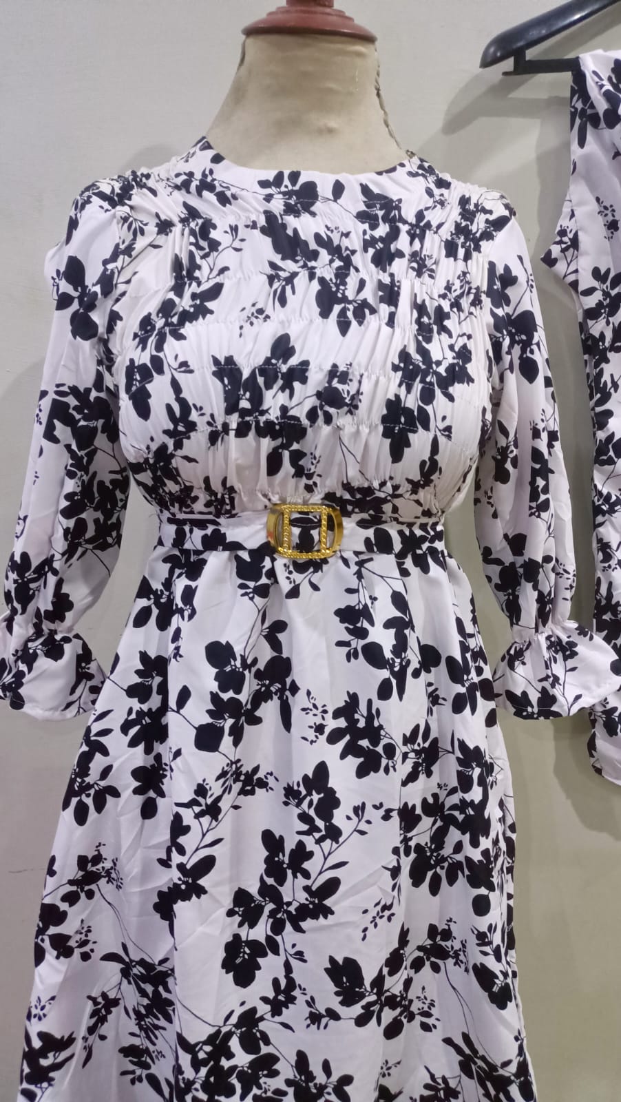 Floral digital print Cotton Frill Maxi 2 Piece