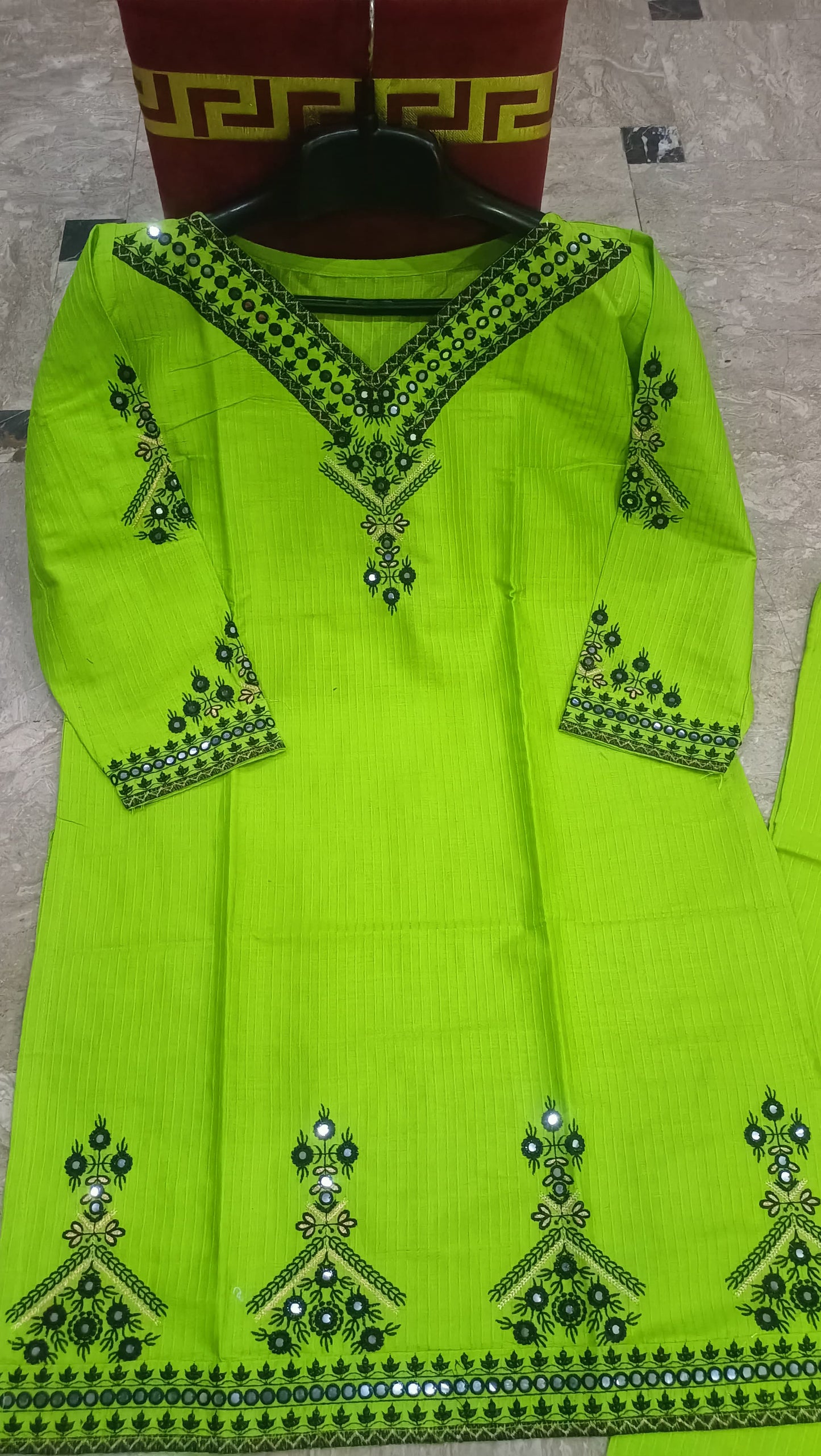 Elegant Summer Collection Embroidery 2 Piece Suit