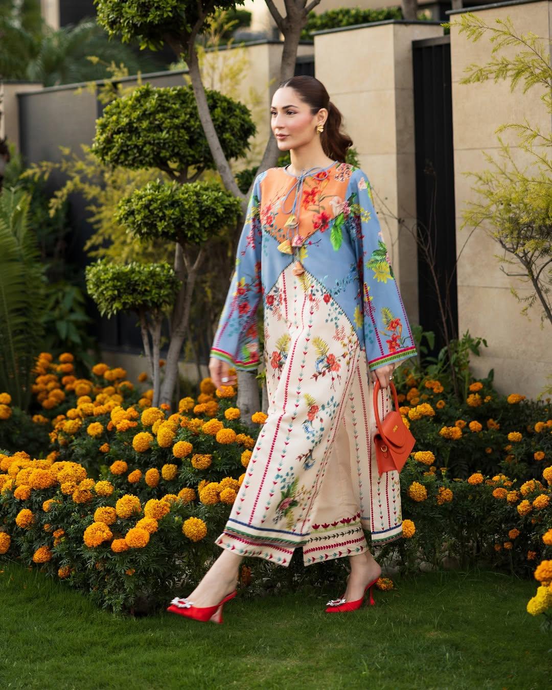 Sunset Bloom 2 piece stitched for Girls