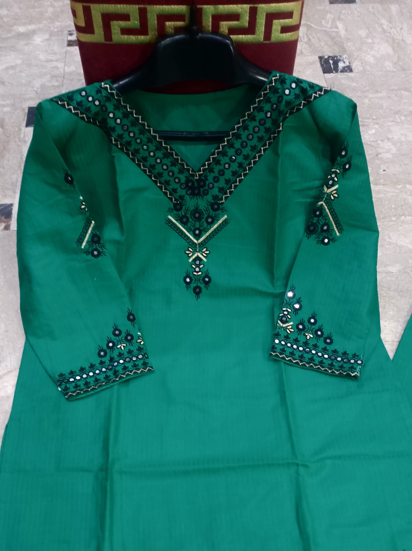 Elegant Summer Collection Embroidery 2 Piece Suit
