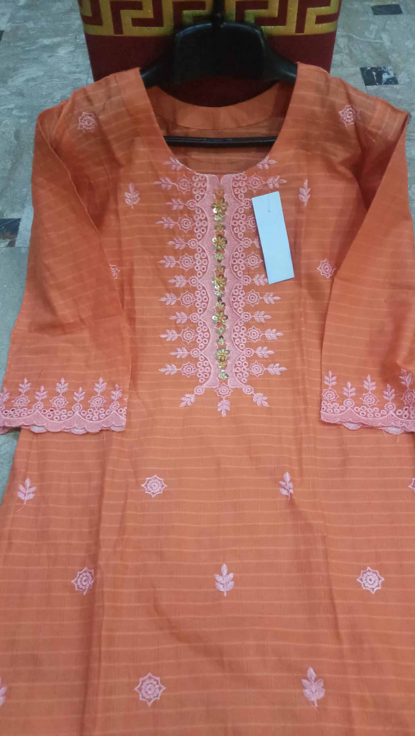 Elegant Summer Collection Embroidery 2 Piece Suit