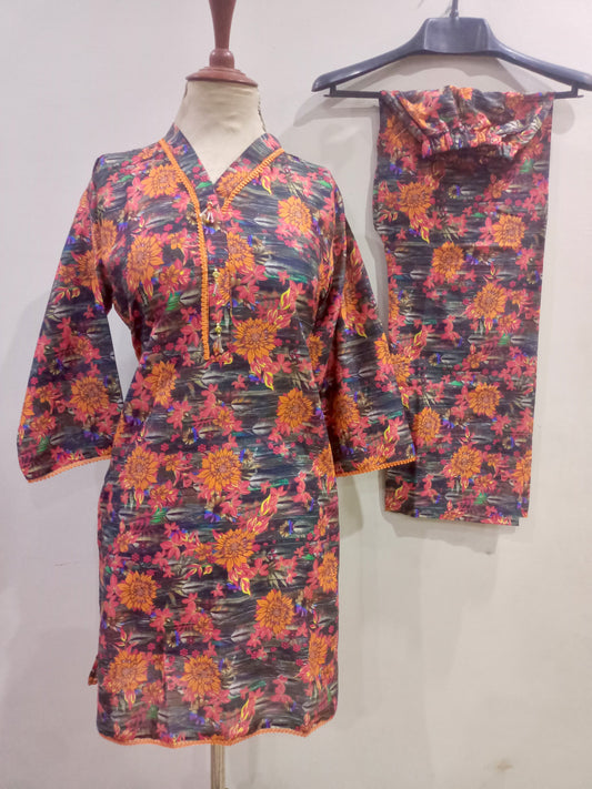Elegant Original Sapphire Digital Print Lawn Print 2 Piece