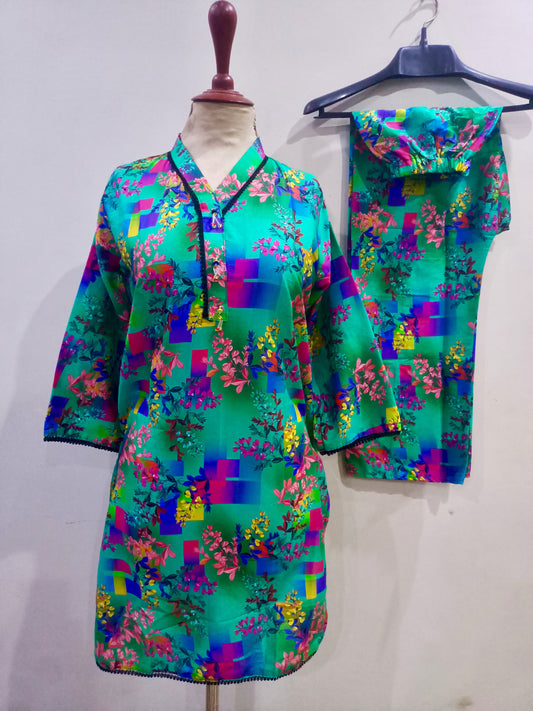 Elegant Original Sapphire Digital Print Lawn Print 2 Piece