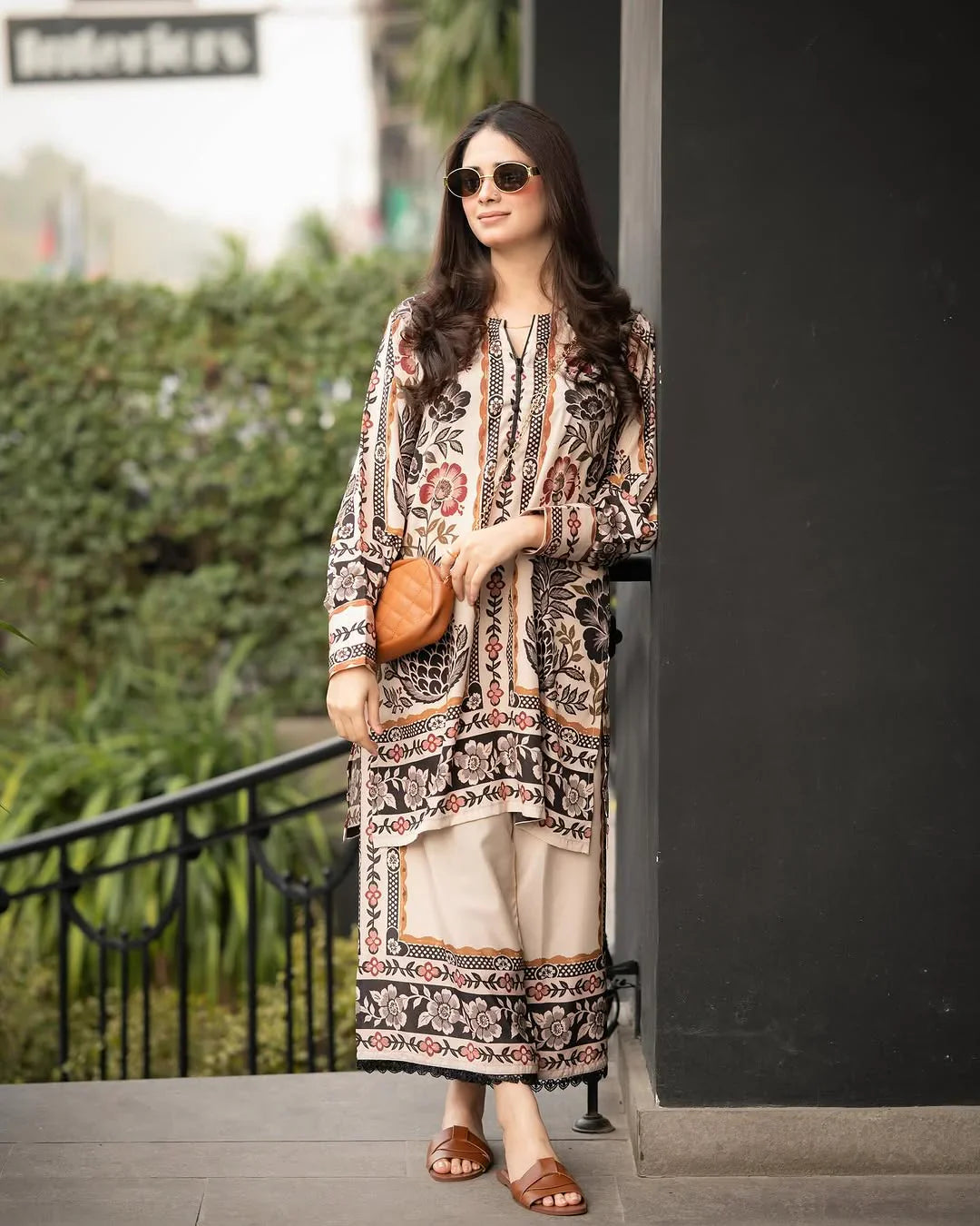 MINAAL PLAZO DIGITAL PRINTED 2Pc Stitched for Girls
