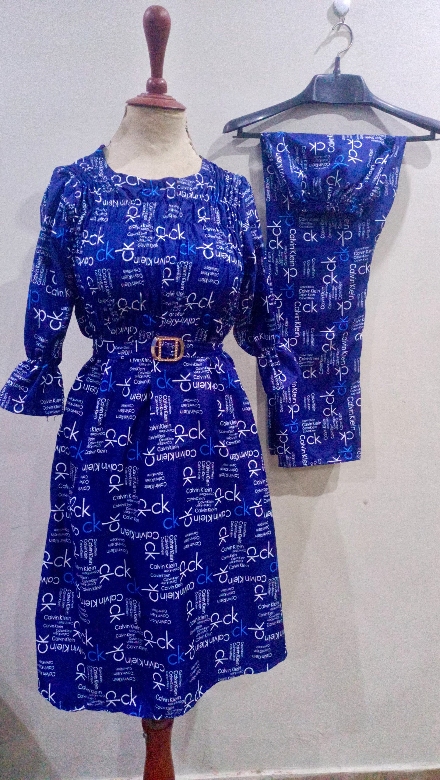 Floral Super Long length Digital Print Cotton frill maxi 2 Pieces - High Quality