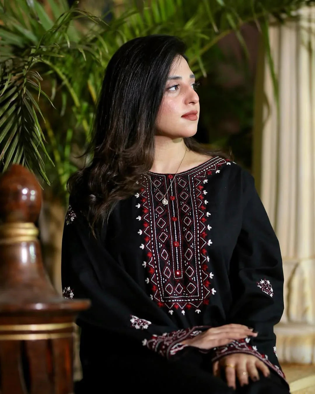 SINDHI EMB LONG LENGTH Stitched 2 pieces