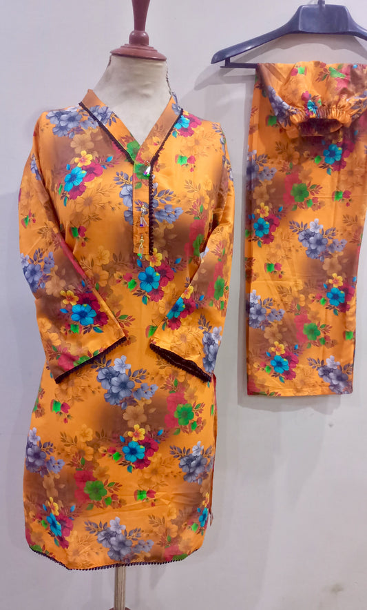 Elegant Original Sapphire Digital Print Lawn Print 2 Piece