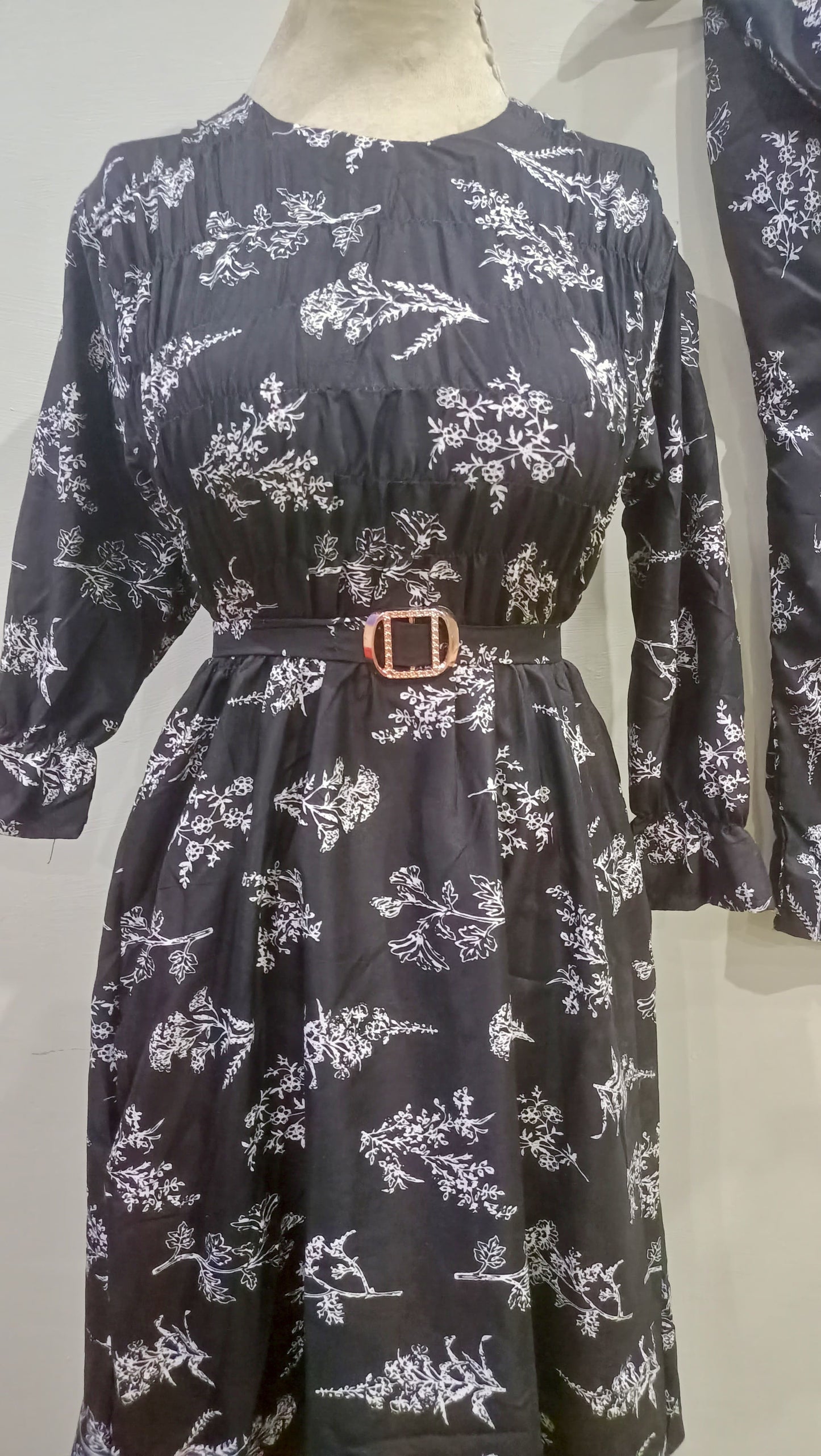 Floral digital print Cotton Frill  Maxi 2 Piece
